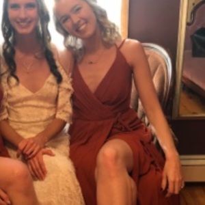 David’s bridal bridesmaid